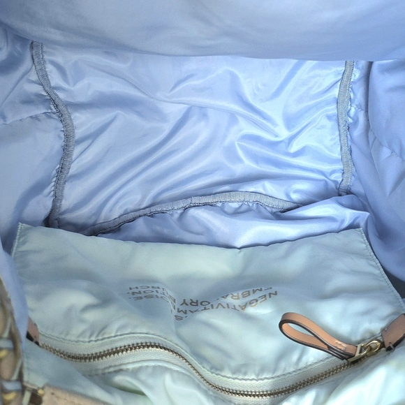 Tory Burch Limited Edition Nylon Small Summer Tote Bag Trendy Chic Empowering - Picture 11 of 16